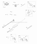 Alternator Electric Starter Harness Ignitions Diagram and Parts List for 541477-0100-E1  Briggs and Stratton Engine